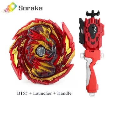 New Beyblade B155+B156+B159+B160 Super Hyperion+King Helios+Master