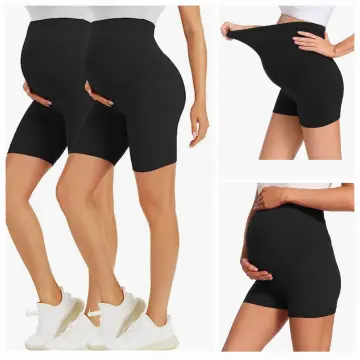 Rion Plus Size Maternity Cycling Shorts Soft & Stretchable Garter (High  Waist, Length 17.5 inche) Fits up from 2XL-4XL / Fabric: Cotton Spandex  100% (Soft, Breathable and Stretchable)