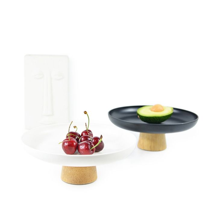 nordic-round-solid-wood-base-tray-snack-tray-fruit-food-tray-candy-tray-household-storage-tray-storage-tray