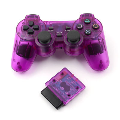 UNI 🔥Hot Sale🔥1Set Colourful Wireless Game Controller 2.4GHz Gamepad Joypad For PS2