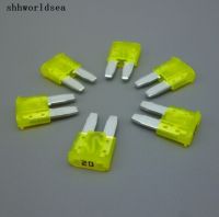 worldgolden 20pcs 8mm 20A  auto Mini Blade Fuse  Car fuse  for  mondeo for ford Electrical Circuitry Parts