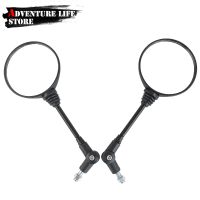 Motorcycle Universal Motorcross Rearview Rear View Mirror Folding Mirrors ATV UTV E-Bike Retro For Yamaha 8mm/10mm For Honda Mirrors