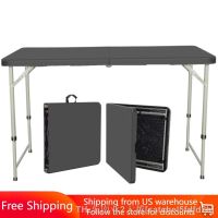 hyfvbu℗  Folding Table Camping Suitable for Indoor/Outdoor Chairs Hiking