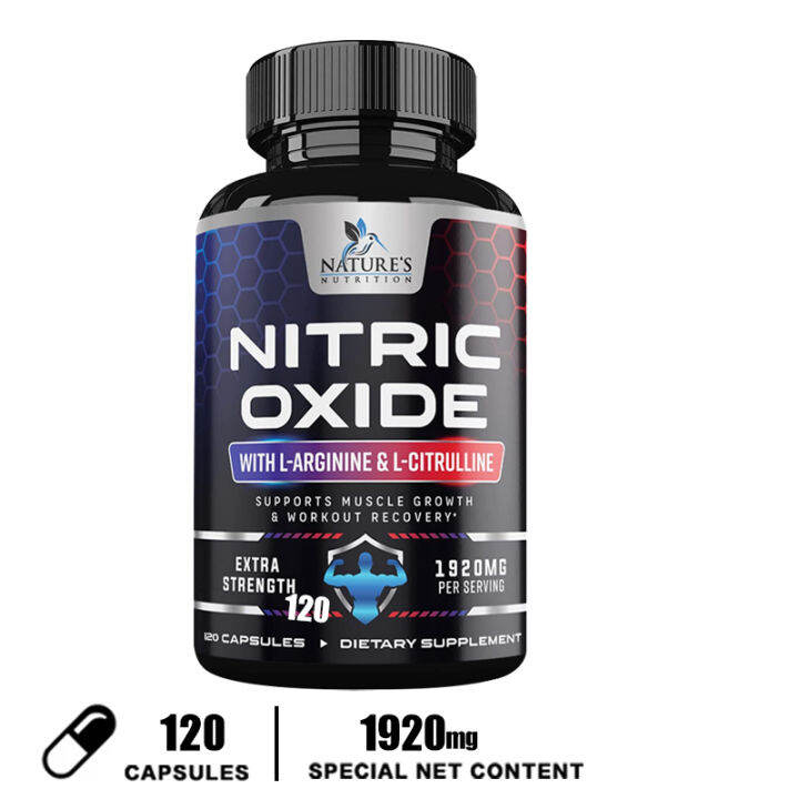 ของแท้-อาหารเสริม-nitric-oxide-booster-พร้อม-l-citrulline-และ-beta-alanine-60-แคปซูล-ราคาถูก-ส่ง