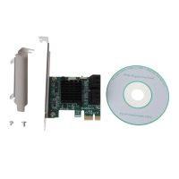 PCI-E สำหรับ Express 1x ถึง4พอร์ต Sata 3.0 III 6G Converter Controller Card Ada