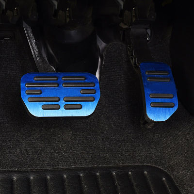 อลูมิเนียมรถ Accelerator การใช้เบรคเหยียบ Anti-Slip Pads สำหรับ Toyota Corolla E180 2014-2016 2017 2018อุปกรณ์เสริม