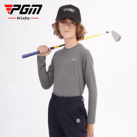 PGM Autumn Winter Boys Shirt Long Sleeve Golf Clothing Keep Warm Outdoor Sports Bottoming-Shirt Ladies Slim Fit T Shirts YF435