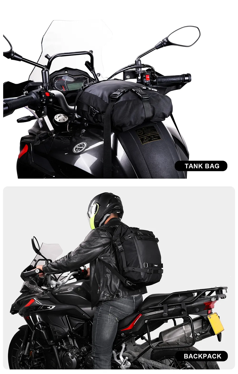 Rhinowalk Motorcycle Rear Bag 30L 20L 10L Motor Side Tail Bag Waterproof  Inner Bag Saddle Storage Bag Mocycle Case Luggage กระเป๋าข้างมอเตอร์ไซค์ |  Lazada.co.th