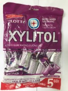 Kẹo Sing-gum Không Đường Hương Việt quất Lotte Xylitol Bllueberry Mint Gói