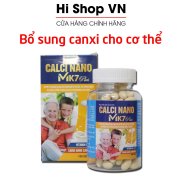 Calci nano MK7 Plus bổ sung canxi nano carbonat