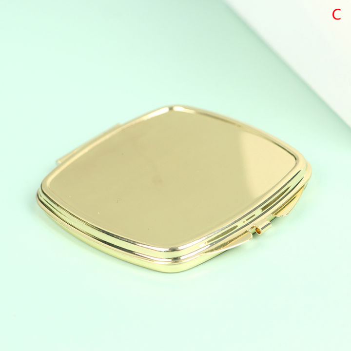 Compact Makeup Mirror Cosmetic Magnifying Round Pocket Make Up Mirror For Purse Travel Bag Home Office Mirror