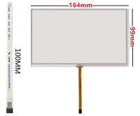 7 Inch 165mm*100mm High Compatibility Universal Digitizer Touch Screen Glass Panel For Car Navigation AT070TN90 HSD070IDW1 Projector Screens