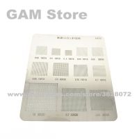 【❖】 Stereo Mall 12 In 1 BGA Stencil 0.5 0.4 0.85 0.7 1.0 Reballing IC Pin BGA ความร้อนโดยตรง Solder แม่แบบ A433