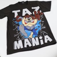 เสื้อTaz-Mania เสื้อการ์ตูนLooney Tunes เสื้อวินเทจงานใหม่