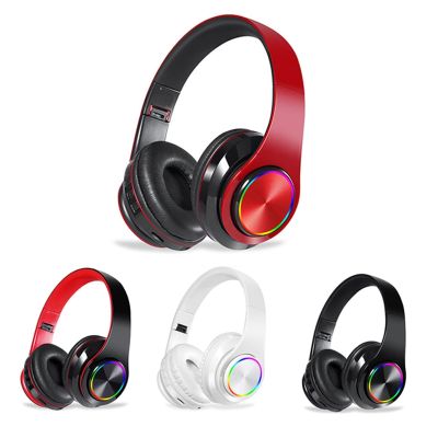 ZZOOI Foldable Wireless Headphone Bluetooth Headset Stereo Earphone With Mic Support SD Card FM For Xiaomi Iphone Sumsamg Phone PC