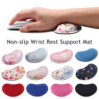 แผ่นรองเมาส์สำหรับเล่นเกม Mice Wrist Rest Support Pad Ergonomic Soft Non-slip Wrist Rest Support Mat Computer Mousepad for Office-Deuiw