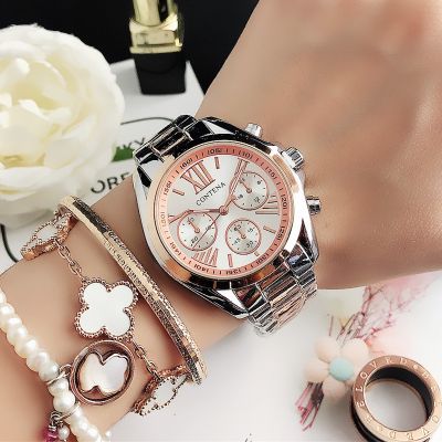 （A Decent035）NewWatch นาฬิกาข้อมือ SteelWristwatches Reloj Mujer