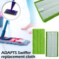 Wet/dry Chiffon Microfibre Floor Mop Pads Replacement For Flat Cloth Mop Machine Washable J6K5