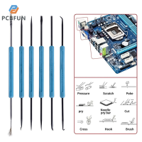 pcbfun 6 In 1เชื่อมช่วยเหลือเชื่อมชุดซ่อมชุด PCB Desoldering ชุดทำความสะอาดสองด้านซ่อมชุดเครื่องมือ