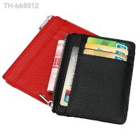 ☞☇  Large Wide Genuine Leather ID Card Holder Zipper Business Bank Credit Card ID Holder pocket Custom Gold Silver Engrave NAME LOGO