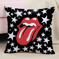 Rolling stone childrens pillowcase, double-sided printing, used for pillows, jewelry, tables, and body accessories.