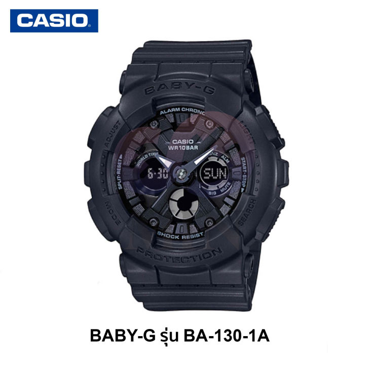 casio-นาฬิกาข้อมือผู้หญิง-baby-g-รุ่น-ba-130-1a-นาฬิกาข้อมือ-นาฬิกาผู้หญิง-นาฬิกากันน้ำ