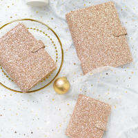 Yiwi Dokibook Lovedoki Sequins Gold Spiral Notebook A5A6 A7 Planner Creative Notebook ไดอารี่ส่วนตัวของขวัญเครื่องเขียน