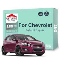 LED ภายในหลอดไฟชุดสำหรับ Chevrolet Chevy Sonic Trax HHR Caprice Express รถอ่านโดม Trunk รถในร่มโคมไฟ Canbus