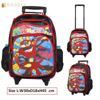 BAG BKK กระเป๋าเป้มีล้อลาก Wheal สะพายหลังกระเป๋านักเรียน 16 นิ้ว รุ่น Spider Man F8526-16