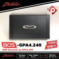 เพาเวอร์แอมป์ติดรถยนต์ BOSTWICK รุ่น BOS-GPA4.240 4CH CLASS AB สีดำ เครื่องเสียงติดรถยนต์,เพาเวอร์ติดรถยนต์,เพาเวอร์แอม