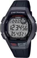 Casio Mens WS- 2000H- 1AVCF Step Tracker Digital Display Quartz Black/Black Watch