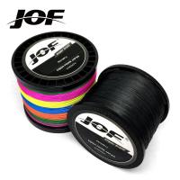 JOF 300M 500M 1000M 8 Strands 4 Strands 10-80LB PE Braided Fishing Wire Multifilament Super Strong Fishing Line Japan Multicolor Fishing Lines