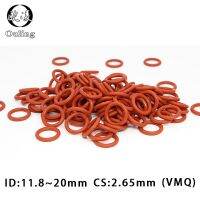 ☜ 15PCS/lot Silicon Rings Silicone Oring Seal CS2.65mm Thickness ID11.8/12.5/13.2/14/15/16/17/18/19/20mm Rubber O-Ring Seal Gasket