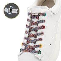 New Colorful No Tie Shoe laces Flat Elastic Laces without ties Shoelaces for Sneakers Kids Adult Quick Shoe lace cordones elasti