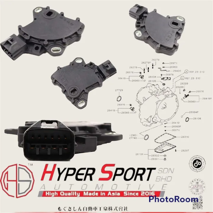 MITSUBISHI PROTON LANCER CY4 INSPIRA INHIBITOR SWITCH (10PIN)（8617A002