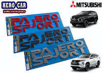 โลโก้ LOGO​ pajero sport 3D ติดหน้ากระจังฝากระโปรง​รถยนต์ PAJERO SPORT​