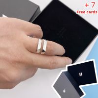 2pcsset Lover Couple Kpop Bangtan Boys Finger Ring Jewelry For 2019 FINAL Seoul Con +7pcs Photo Cards