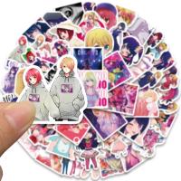 50Pcs Cute Cartoon Oshi no Ko Anime Sticker DIY Phone Laptop Luggage Skateboard Graffiti Decals Fun for Kid Toy