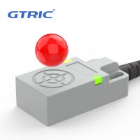 GTRIC เซ็นเซอร์ความใกล้สี่เหลี่ยม NPN PNP 12-24VDC 3สาย IP67ด้านบนระยะทางตรวจจับ5มม. สวิตช์ไฟฟ้าสวิตช์ตรวจจับโลหะอัจฉริยะ