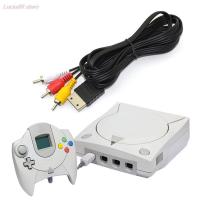 ใหม่ 1.8M คอมโพสิต AV Audio Video TV Adapter Cable สำหรับ SEGA Dreamcast RCA Cord-Naiyue