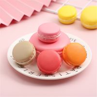 4PCS/set Cute Squeeze Macaron Cake Model Toys Simulation Bread Cake Soft Sticky Slow Rising Antistress Decompression Girls Toy Squishy Toys