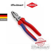 KNIPEX คีมปากจิ้งจกงานหนัก ขนาด 180 มิล ( ด้ามยาง 2 ชั้น) 02 02 180 SB