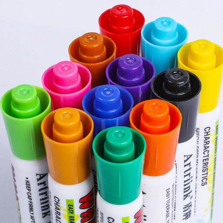 artriink-erasable-whiteboard-marker-4-12-colors-childrens-drawing-pen-board-markers-refill-ink-school-classroom-supplies