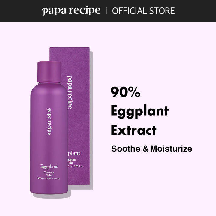 papa recipe Eggplant Clearing Skin Toner (200ml) | Lazada PH