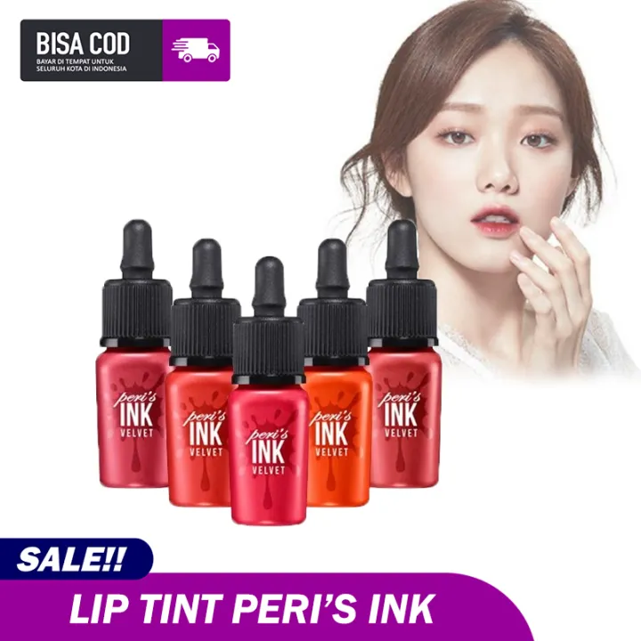 Liptint Korea Tahan Lama Peripera Ink Velvet Lip Tint Pemerah Bibir Lipstik Tahan Air dan