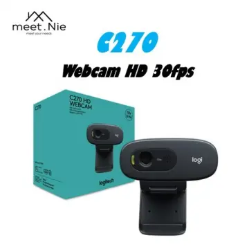 Shop Logitech C270 Hd Webcam 720p 30fps online Jan 2024 Lazada