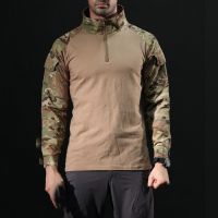 Camo US Army Tactical Military Uniform Airsoft Camouflage Combat-Proven Shirts Rapid Assault Long Sleeve Shirt Battle Strike