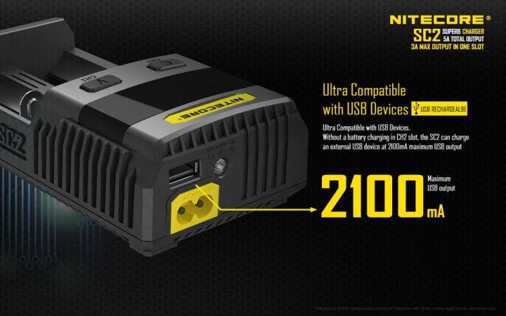 แท่นชาร์จเปล่า-nitecore-sc2-ของแท้-โค้ดบนกล่องเช็คได้