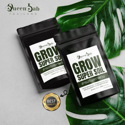 GROW Super Soil ปุ๋ยปรับสภาพดิน เติมแร่ธาตุที่จำเป็น ผสมครั้งเดียวใช้ได้นาน ขนาดบรรจุ 100 กรัม