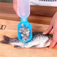 Fish Scale Scraper Skin Brush Easy Clean&amp;Remove Scales Scraping Graters Safe Scraping Peeler Knife Kitchen Peeler Seafood Tools